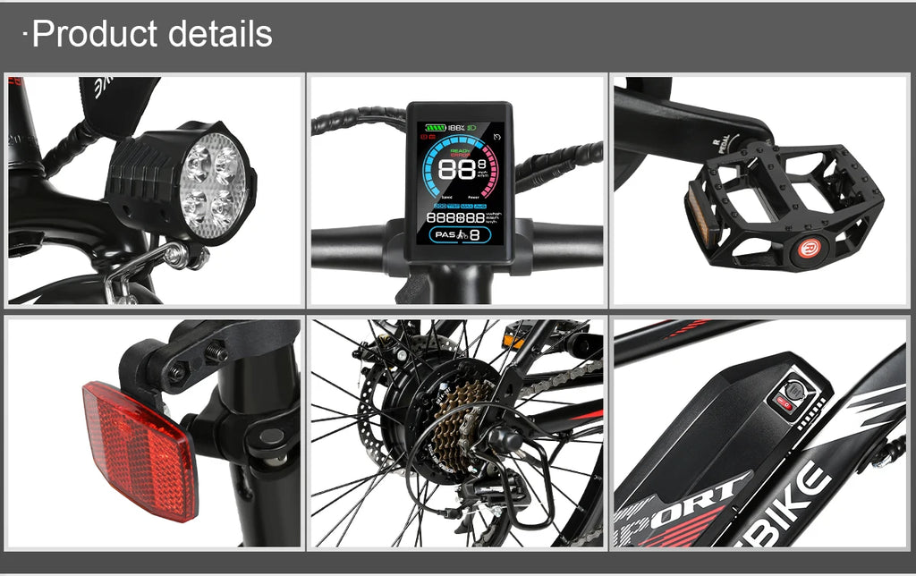 SAMEBIKE EBE2 Folding E-Bike