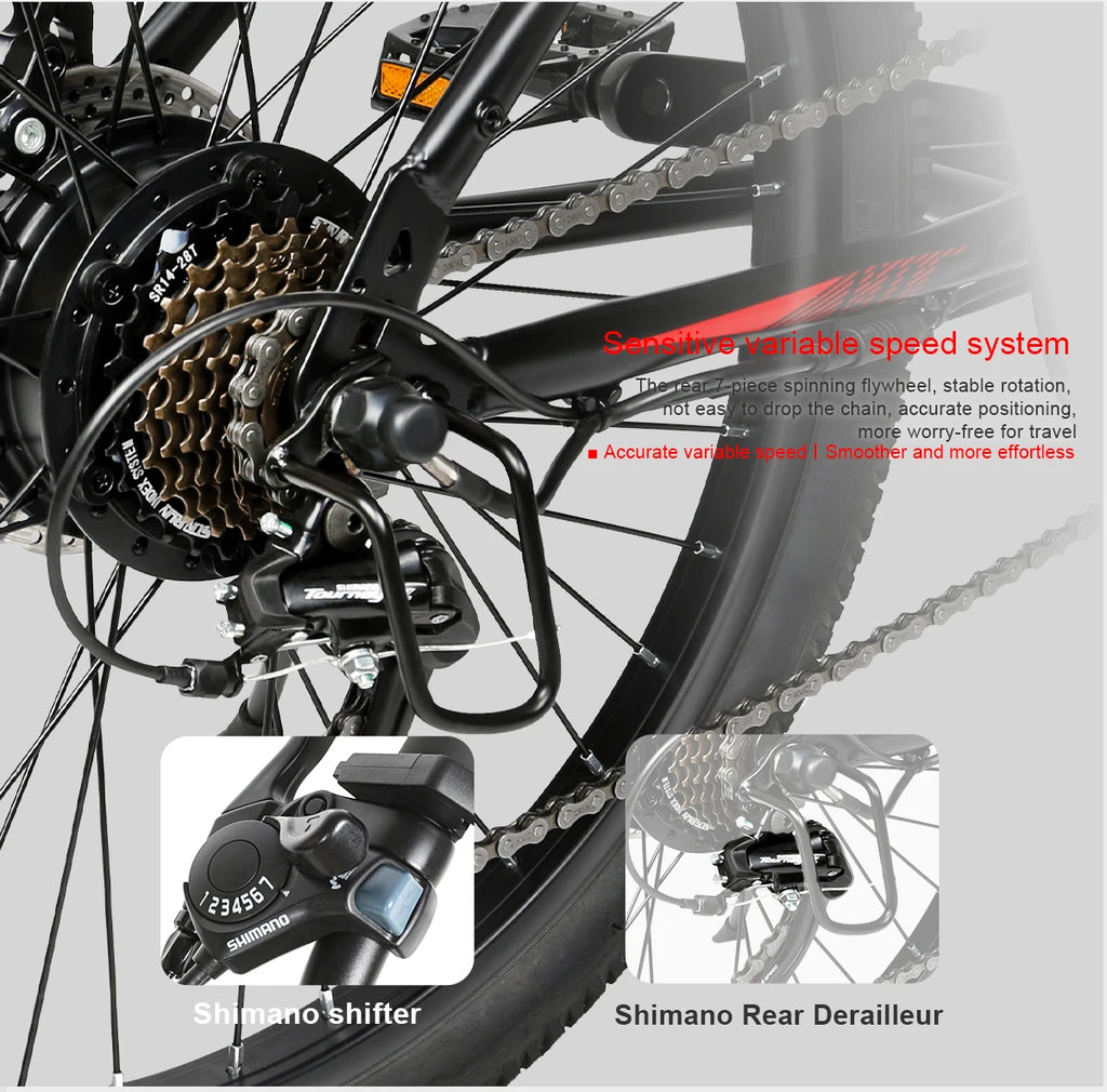 SAMEBIKE EBE2 Folding E-Bike