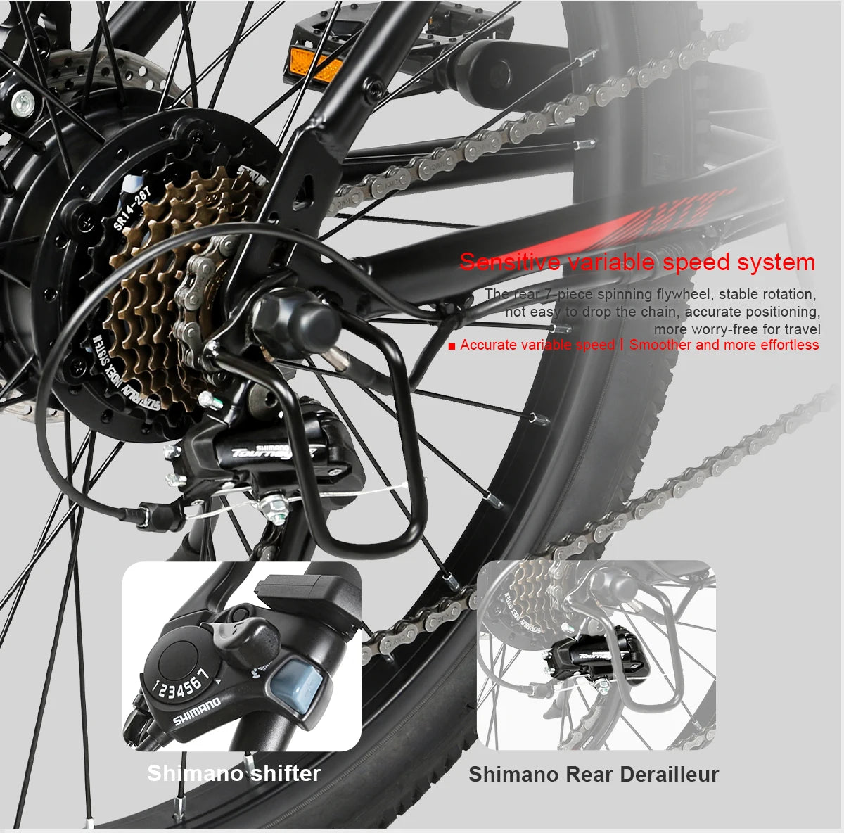 SAMEBIKE EBE2 Folding E-Bike