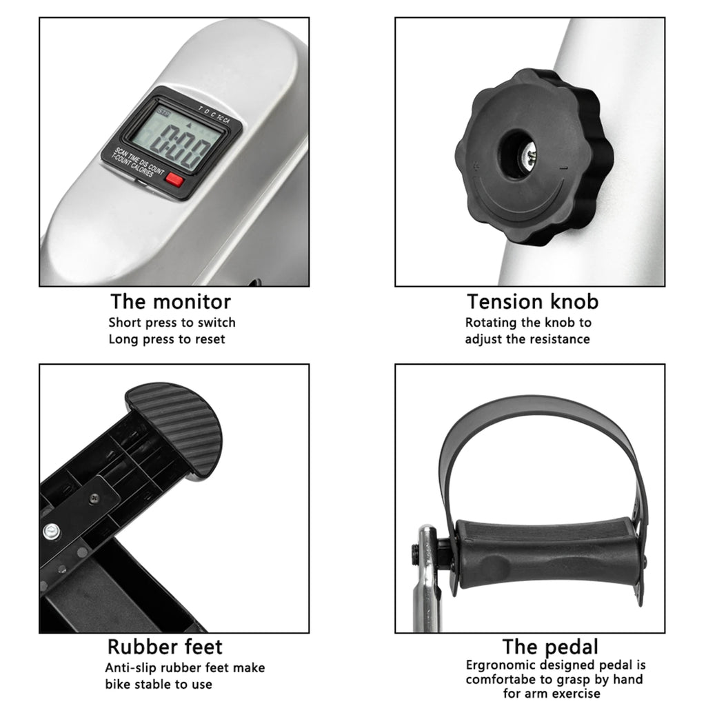 Mini Desk Stationary Bike