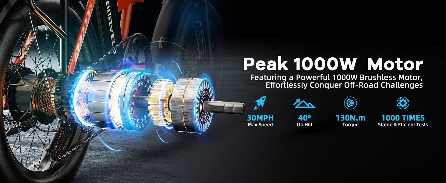 1000W Folding E-Bike