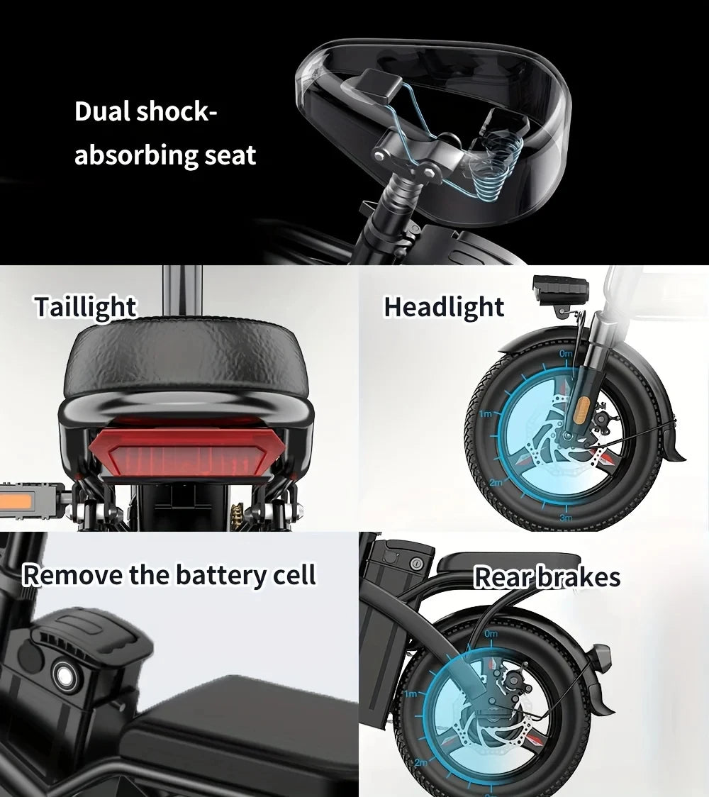 400W Folding Electric Bike