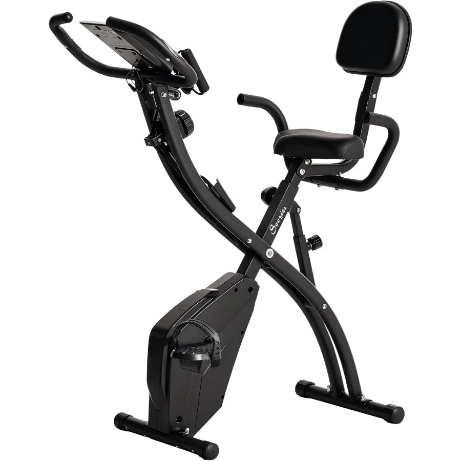 3-in-1 Folding Recumbent Stationary Bike