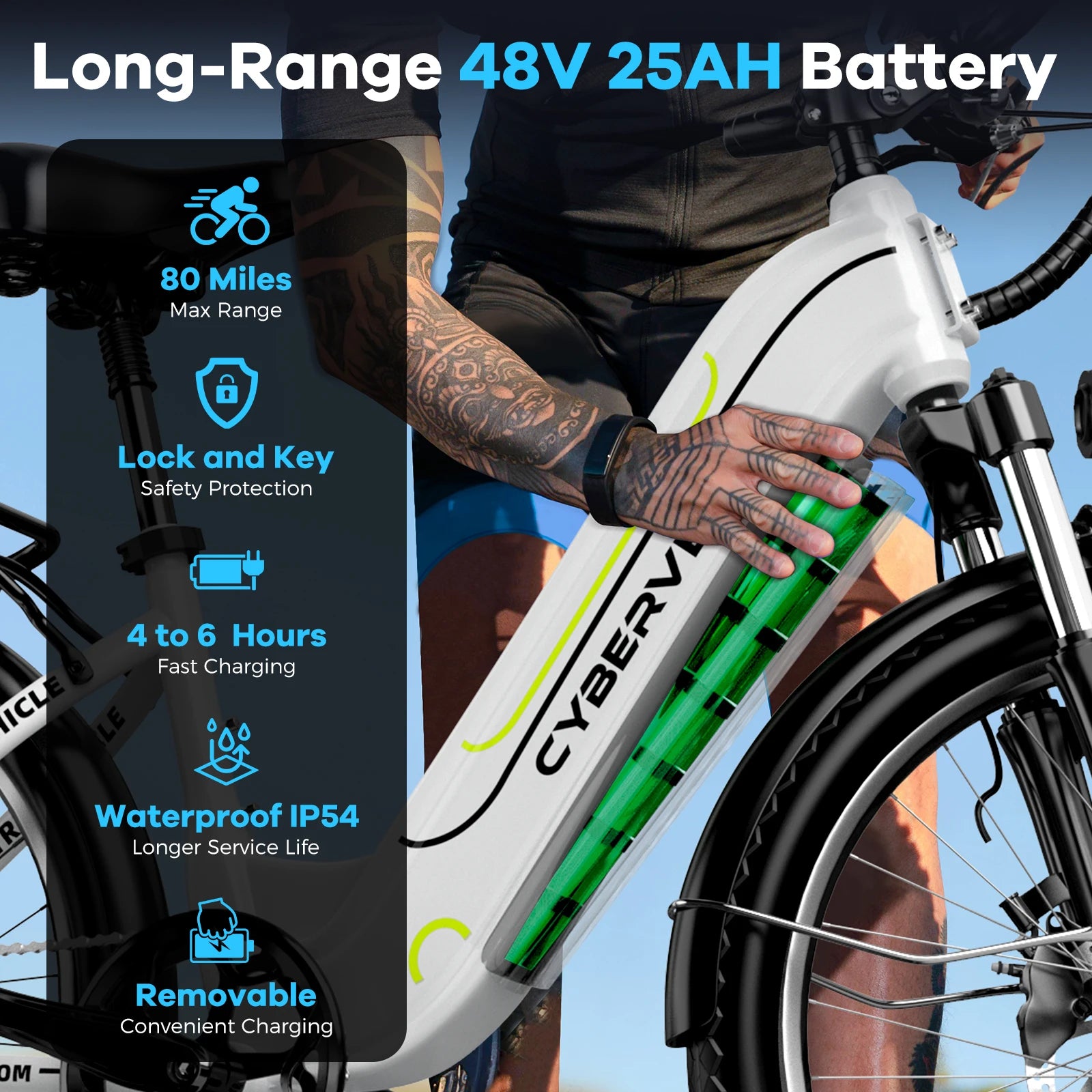 26" Fat Tire Electric Bike