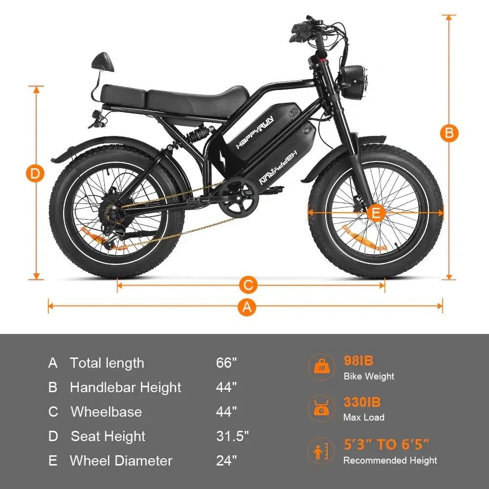 HAPPYRUN G70 20" Cargo E-Bike