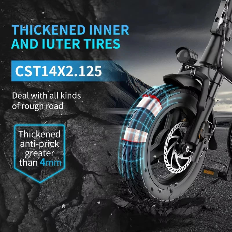 400W Folding Electric Bike