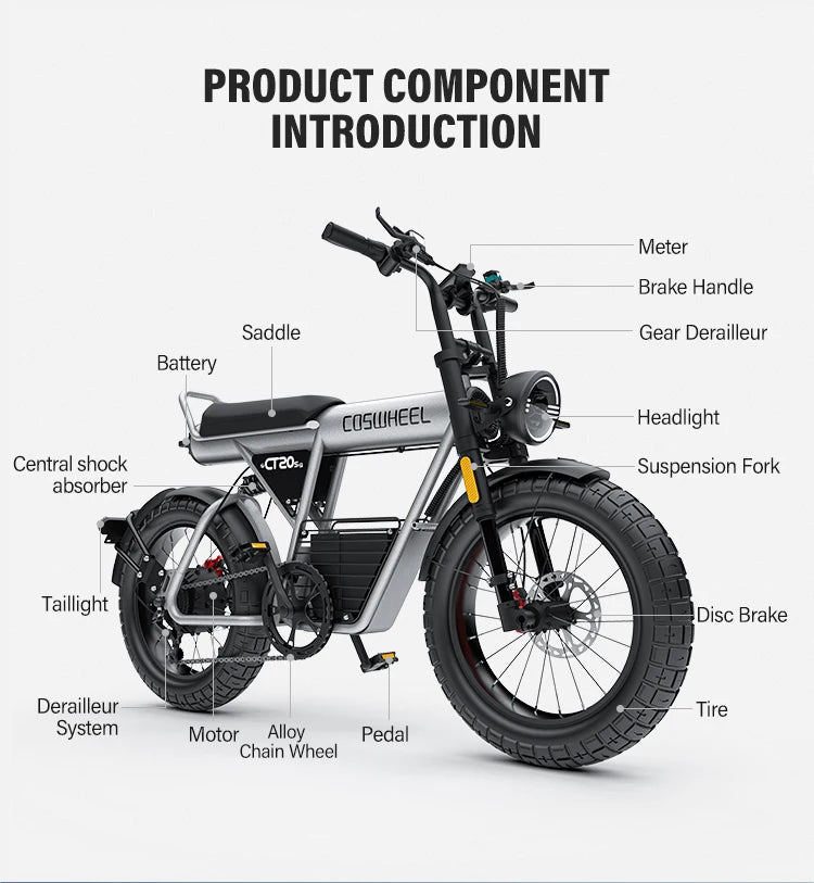 COSWHEEL CT20S E-Mountain Bike