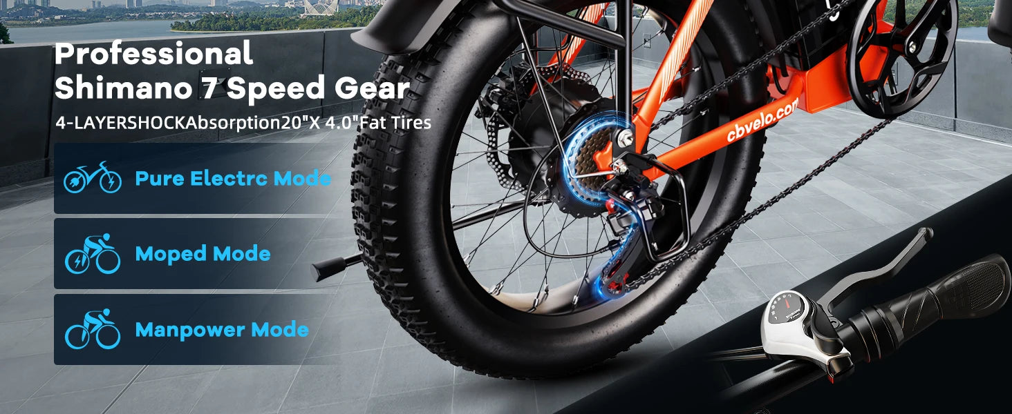 1000W Folding E-Bike