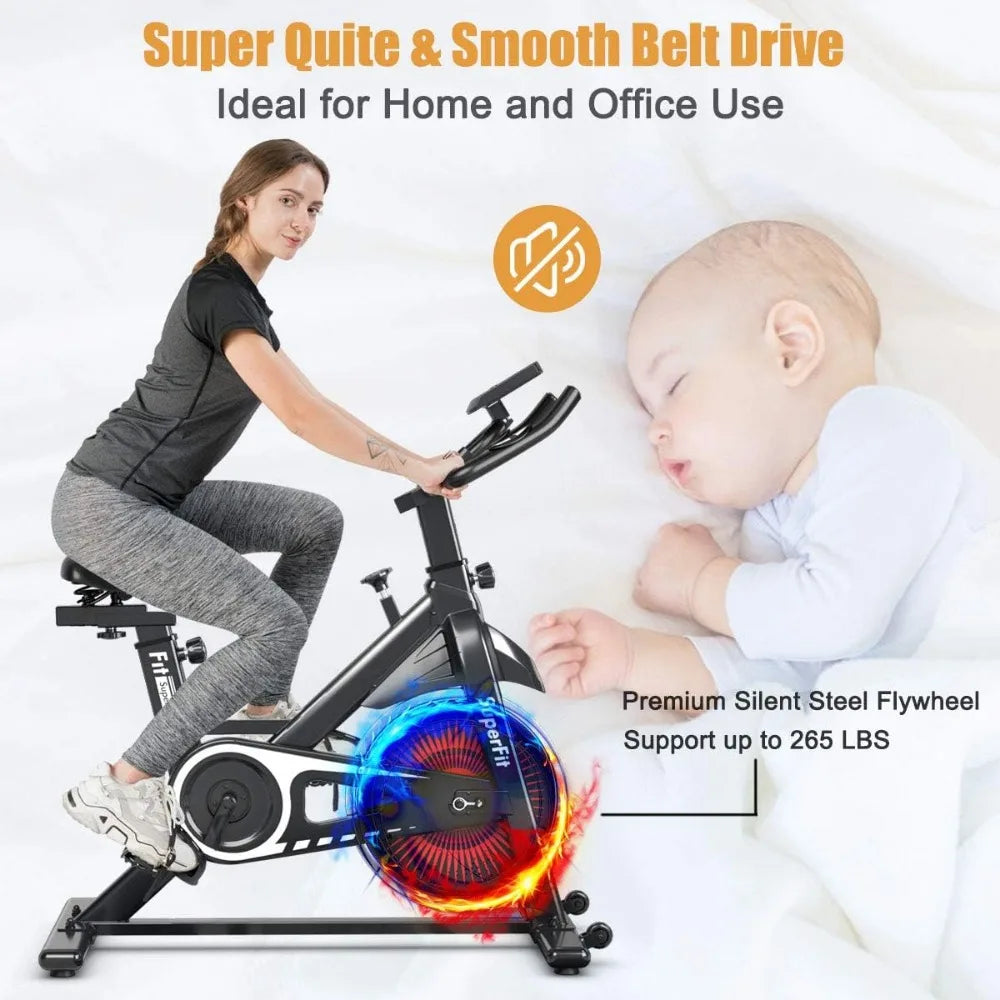 Silent Belt Drive Stationary Bike