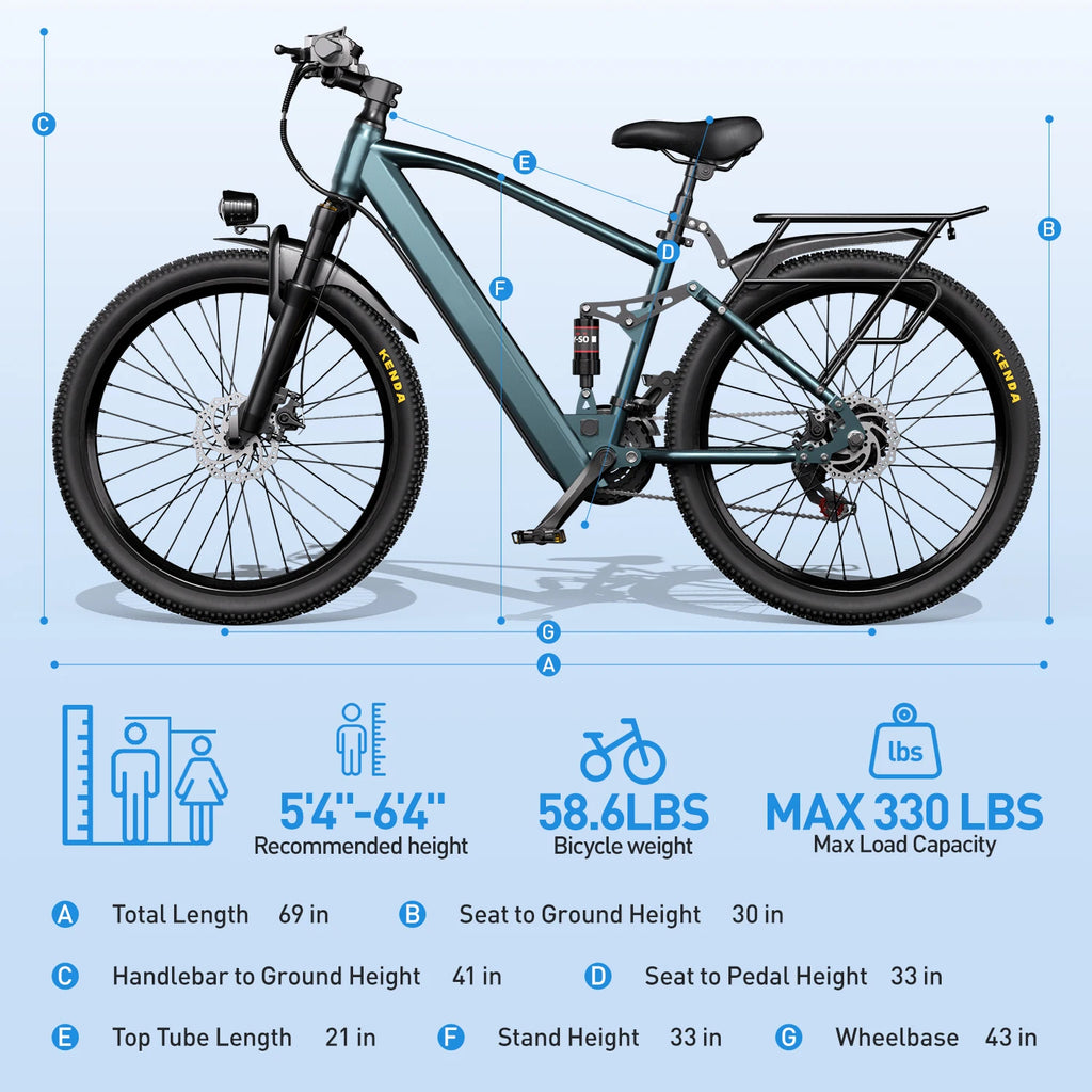 26" Adult Electric Bike