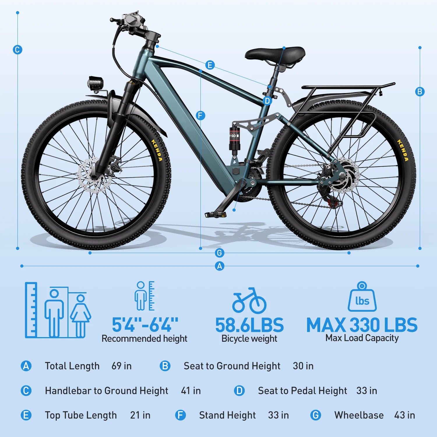 26" Adult Electric Bike