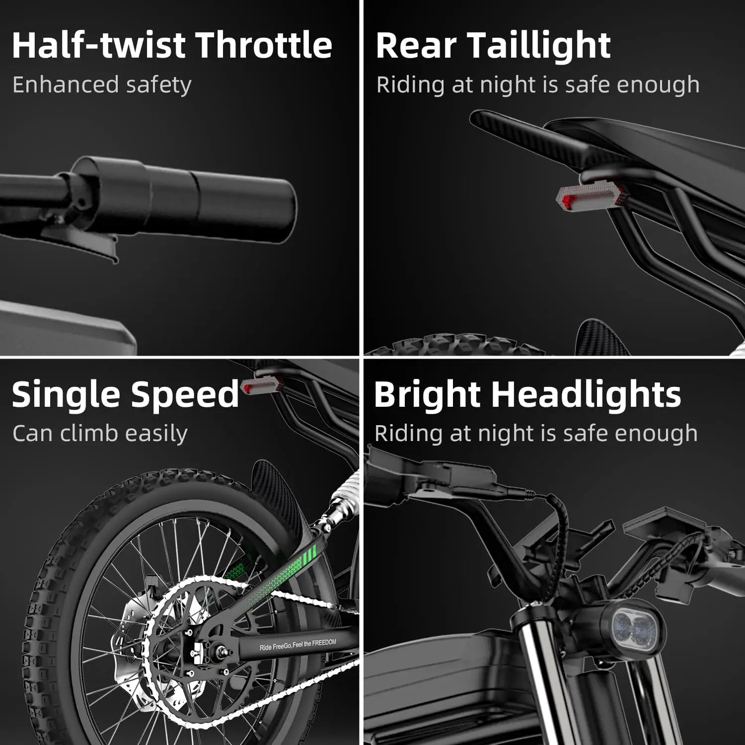 Freego Mid-Drive Dirt E-Bike