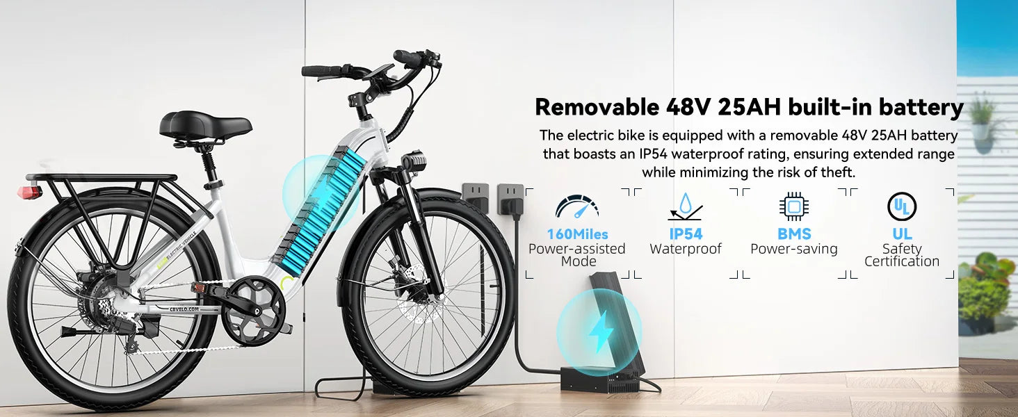 26" Fat Tire Electric Bike