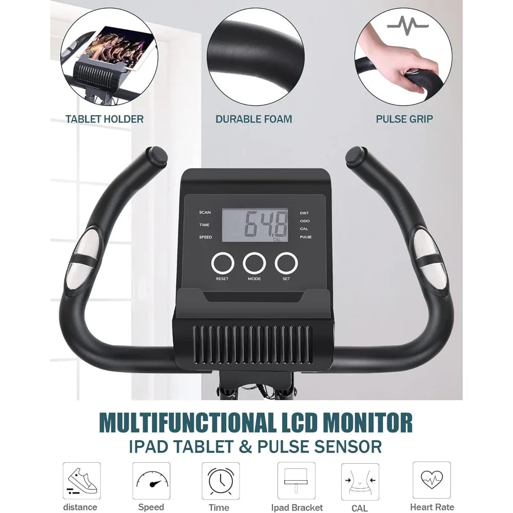 Folding Recumbent Stationary Bike