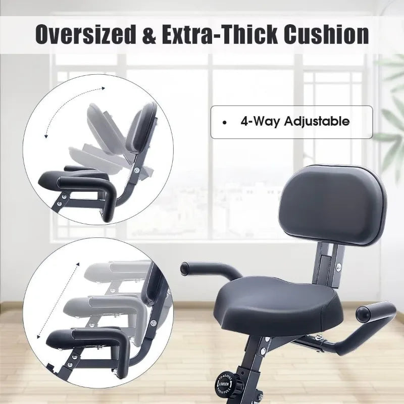 Merax 2-in-1 Stationary & Upright Exercise Bike