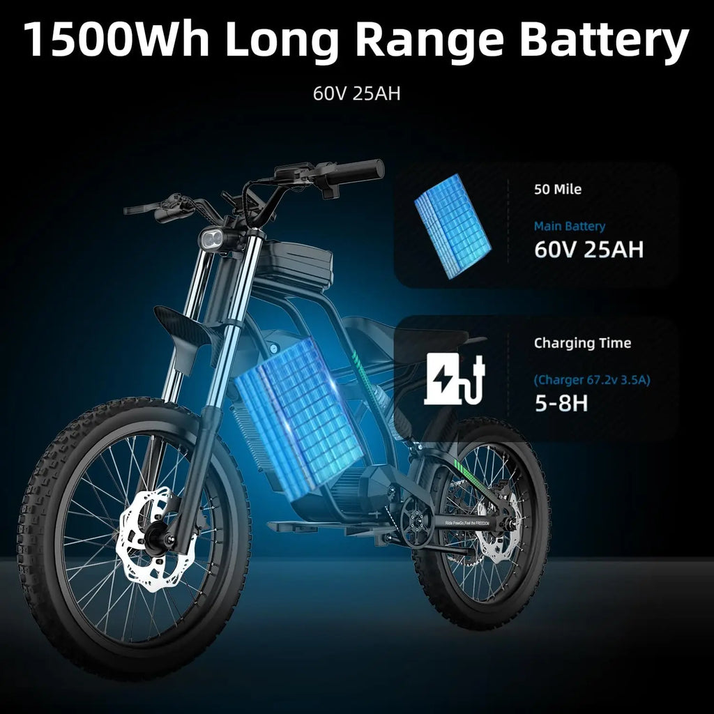 Freego Mid-Drive Dirt E-Bike