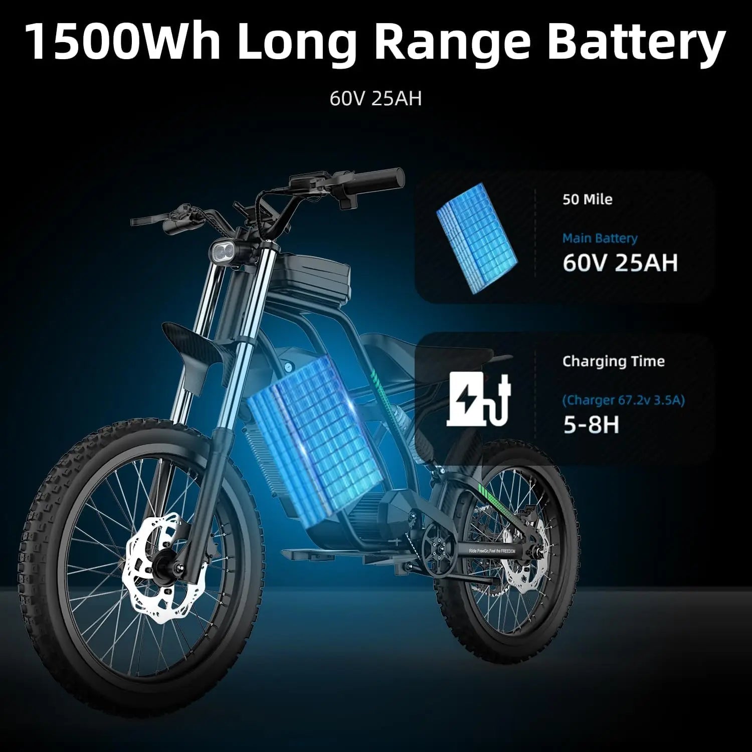 Freego Mid-Drive Dirt E-Bike