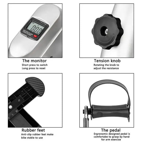Mini Desk Stationary Bike