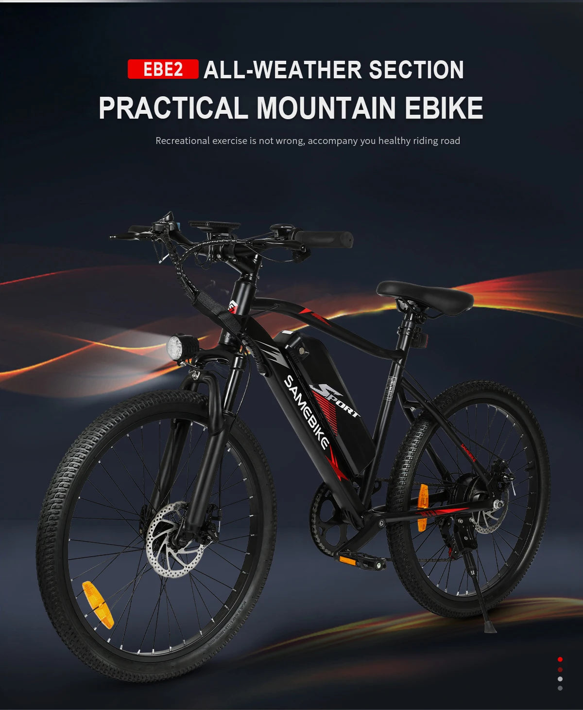 SAMEBIKE EBE2 Folding E-Bike