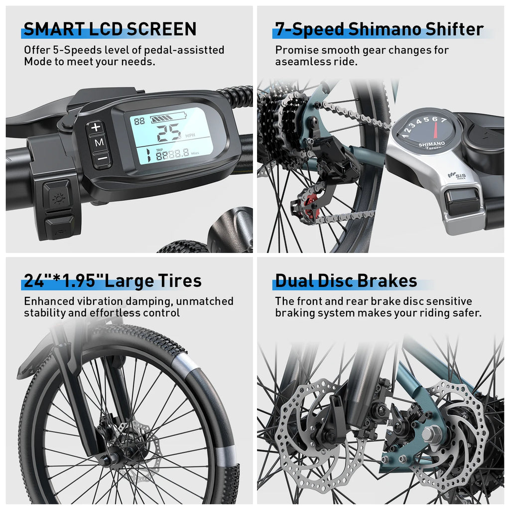 26" Adult Electric Bike