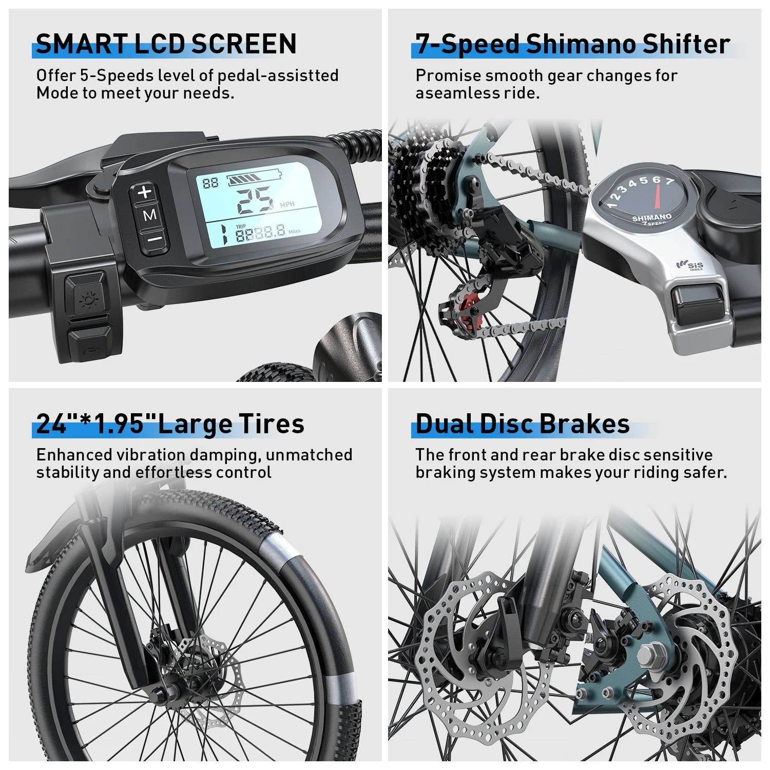 26" Adult Electric Bike