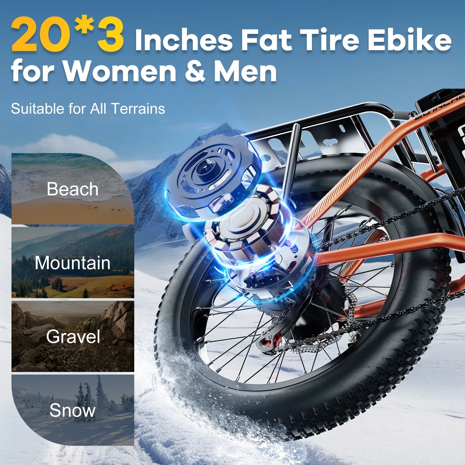 1000W Folding E-Bike