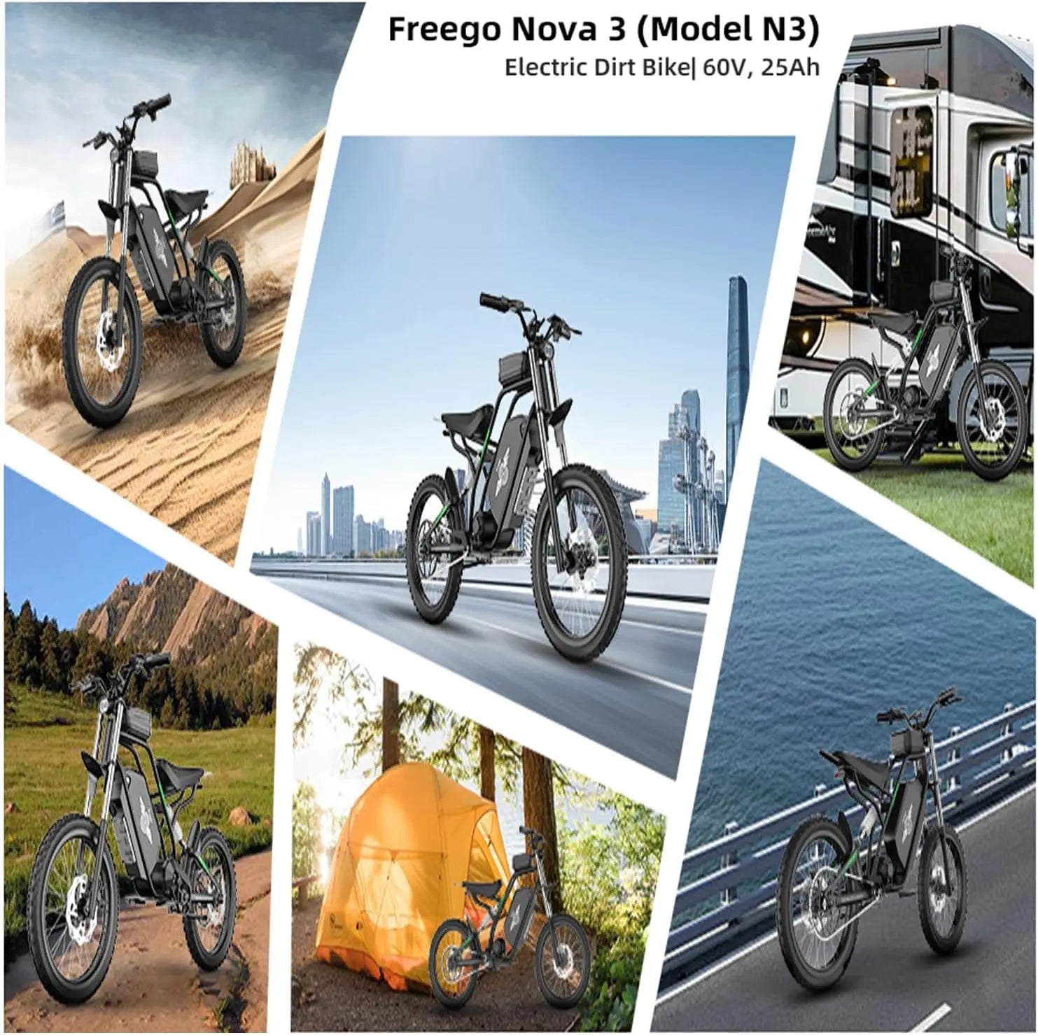 Freego Mid-Drive Dirt E-Bike