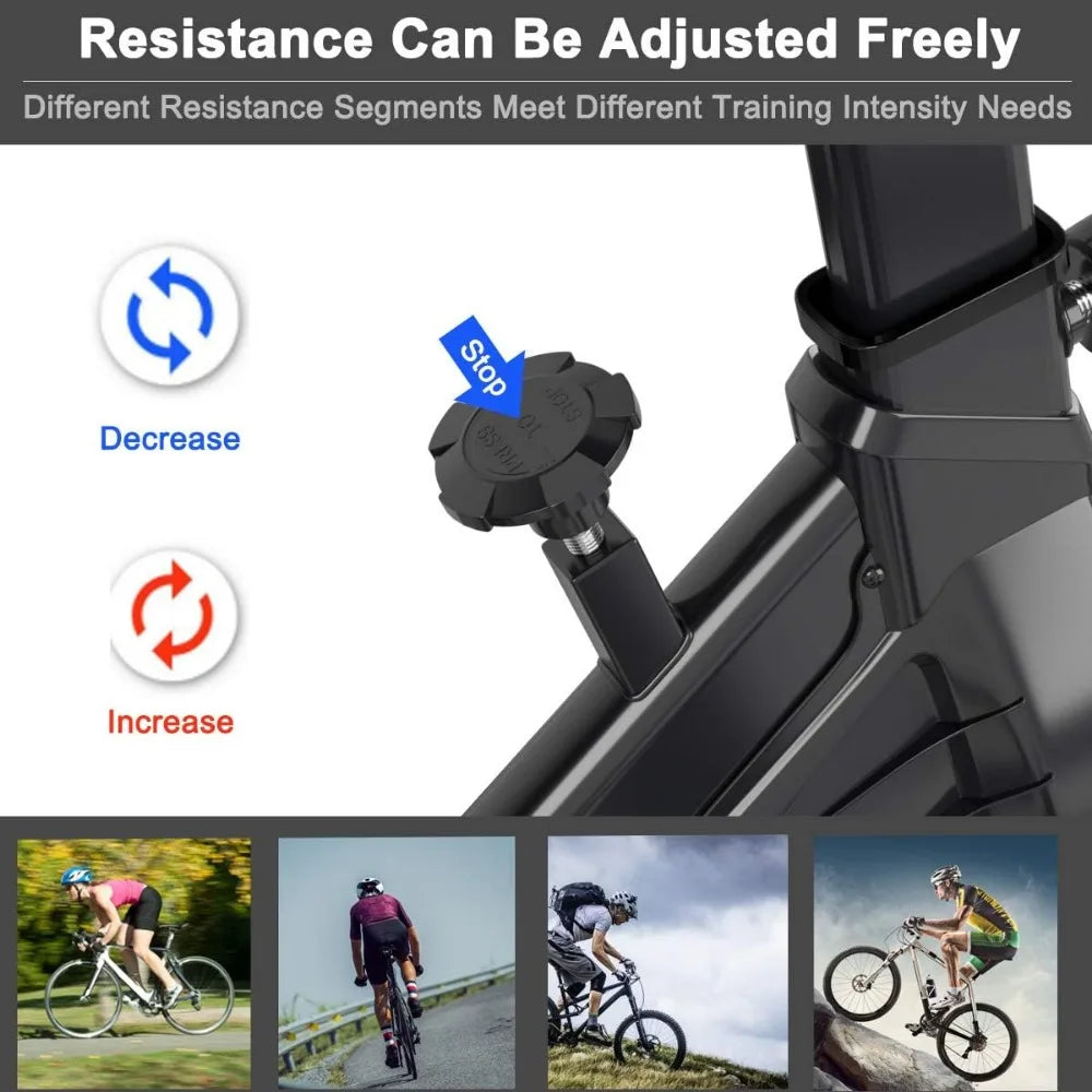 Silent Belt Drive Stationary Bike
