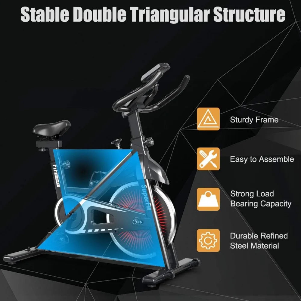 Silent Belt Drive Stationary Bike