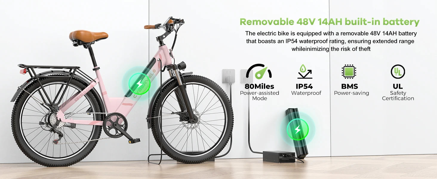 26" Fat Tire Electric Bike
