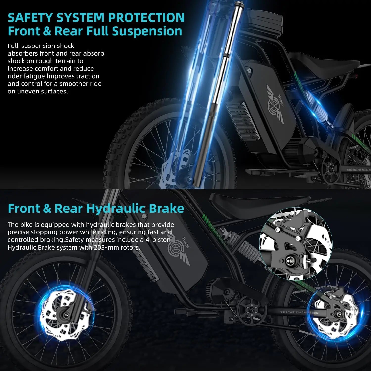 Freego Mid-Drive Dirt E-Bike