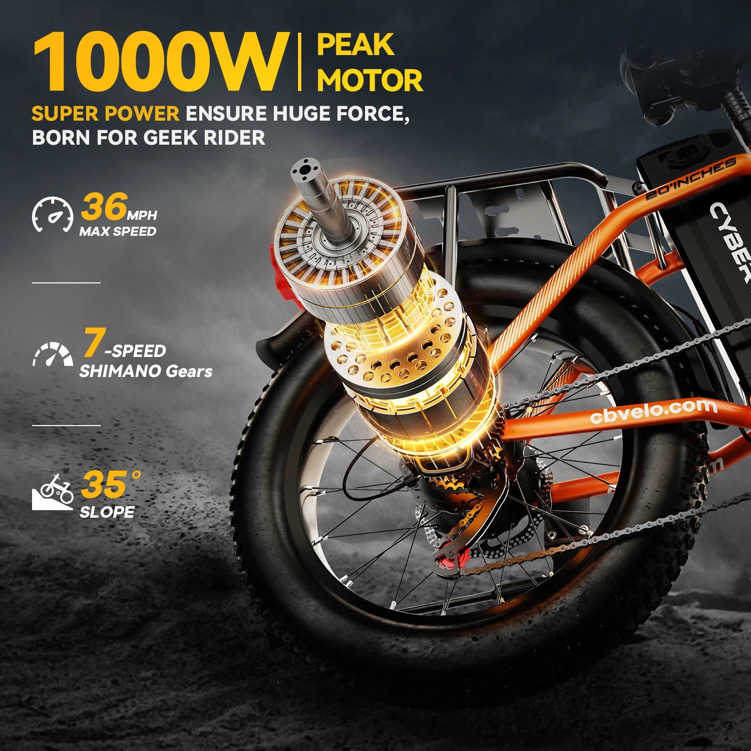 1000W Folding E-Bike