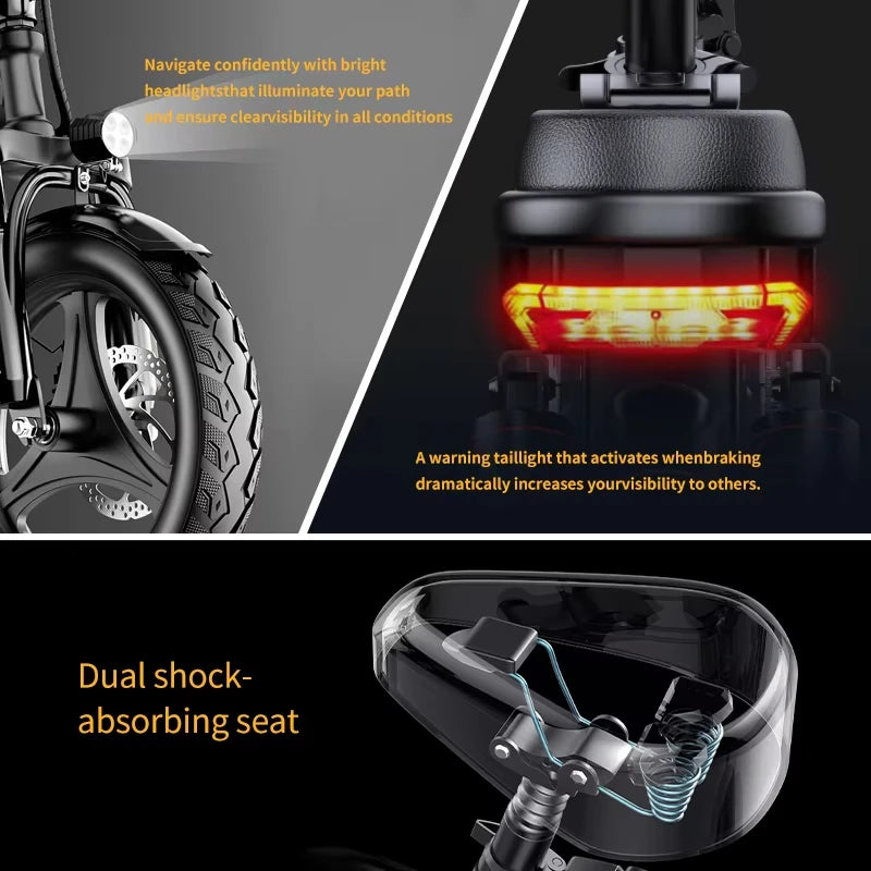 400W Folding Electric Bike